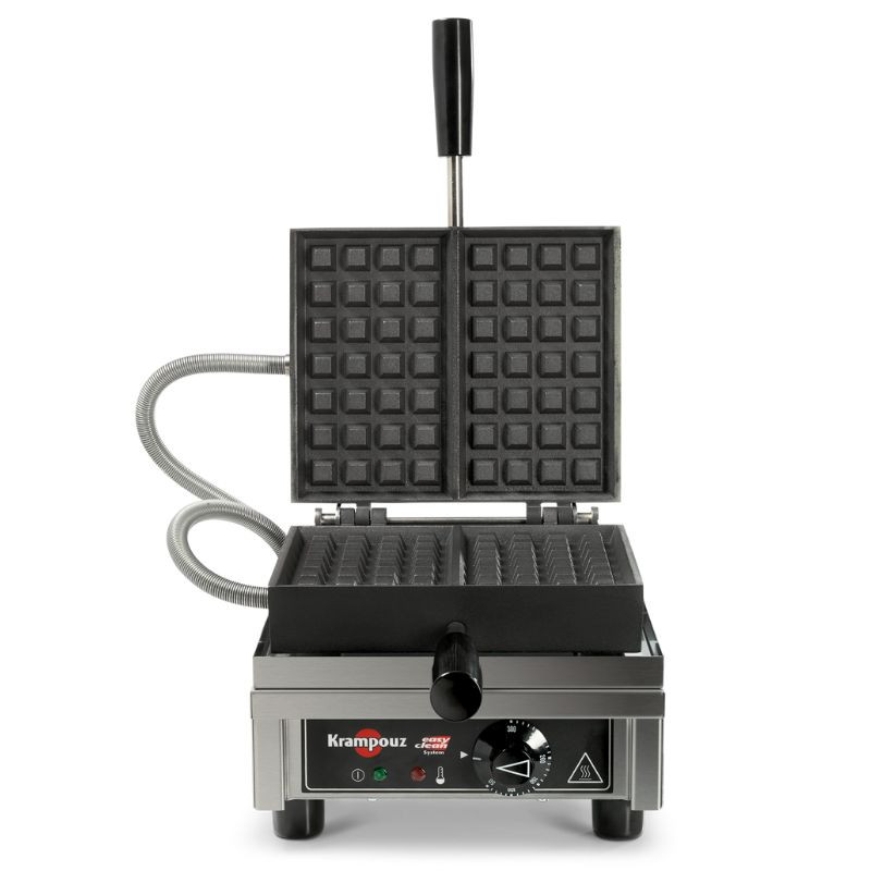 Professional Waffle Maker with 90° Opening - 4 x 7 Liège - Krampouz Professional Waffle Maker with 90° Opening - 4 x 7 Liège - Krampouz