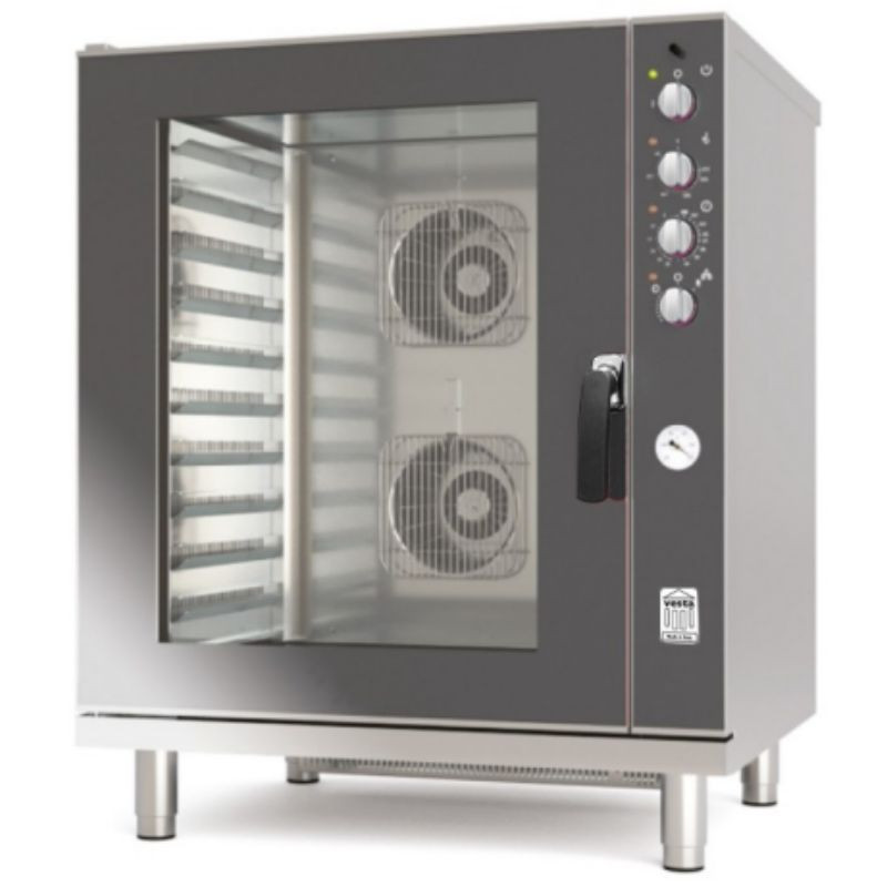 Forno Professionale a Gas e Aria Pulsata Manuale - 10 Livelli 600 x 400 - VESTA