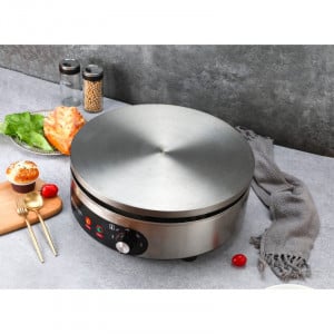 Crêpière Électrique Pro Ø 400 mm 3000 W — Piastra in Ghisa