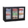 Compact 3 Glass Door Back Bar Refrigerator