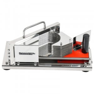 Affettatrice Professionale per Pomodori in Acciaio Inox — Affettatrice Manuale