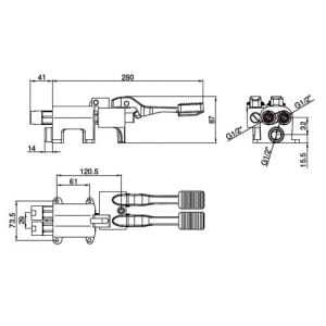 Miscelatore a pedale 2000