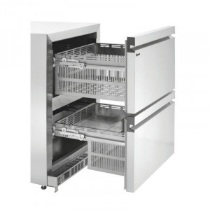 Tavolo Refrigerato 2 Porte 2 Cassetti - L 600 x P 600 mm - Bartscher