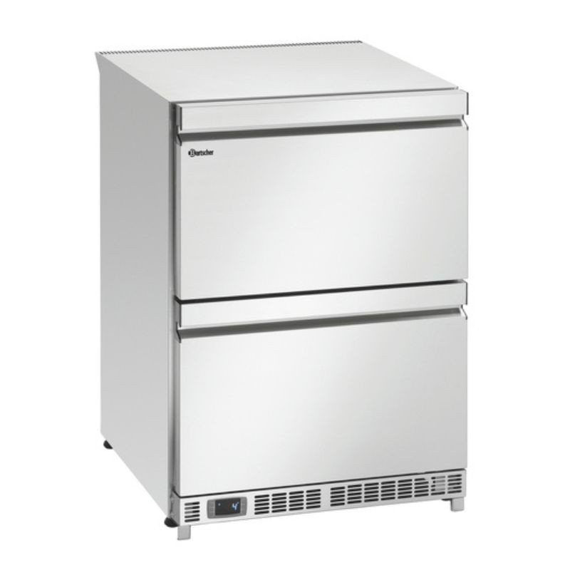 Tavolo Refrigerato 2 Porte 2 Cassetti - L 600 x P 600 mm - Bartscher