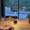 Lampada da Tavolo Touch Alluminio - Roby Grigio Chiaro - Lumisky