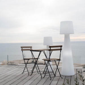 Lampada da terra con filo - Lady Bianco 150 cm - Lumisky