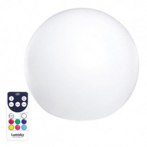 Sfera luminosa galleggiante senza fili - Bobby 40 cm - Lumisky