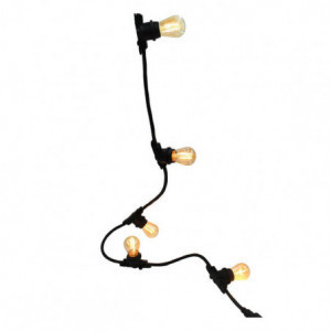 Ghirlanda luminosa esterna con lampadina a filamento collegabile - Link Me Light - Lumisky