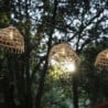 Ghirlanda Luminosa da Esterno con Paralume Esotico Paglia - Hawai Light - Lumisky
