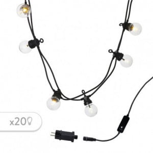 Ghirlanda Luminosa Guinguette Trasparente - Party Clear - Lumisky