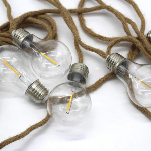Ghirlanda Luminosa da Esterno a Lampadina Filamento - Fantasy Cord - Lumisky