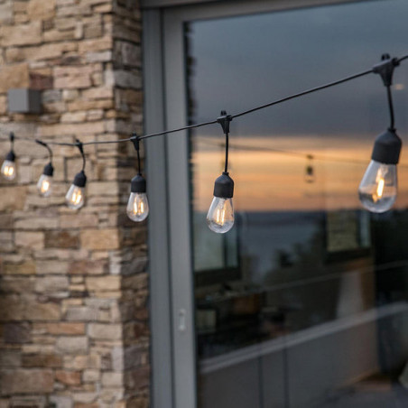 Ghirlanda Luminosa Solare a Lampadina Filamento - Mafy Solar - Lumisky