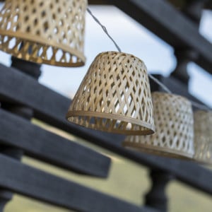 Ghirlanda Luminosa Bambù Solare e Presa LED - Chill Hybrid - Lumisky