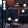 Ghirlanda Luminosa Guinguette Solare e Presa LED - Party Clear Hybrid - Lumisky