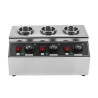 Chauffe Chocolat Triple Dynasteel: Bain-marie électrique professionnel pour sauce chocolat