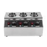 Triple Dynasteel Chocolate Warmer: Professional electric bain-marie for chocolate sauce