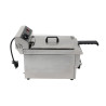 Professional 13L Deep Fryer with Drain in Stainless Steel - Dynasteel