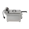 Professional Deep Fryer 13 L 3000 W with Drain - Stainless Steel