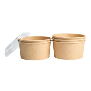 Kraft Salad Bowl - 1000 ml - Pack of 300 - Dynasteel