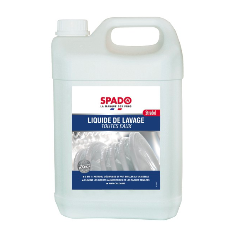 Liquido per il lavaggio Non Clorato per Acque Dure per Lavastoviglie - 6 Kg - Stradol