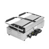 Grill Panini Double - Piastre Rigate - Dynasteel