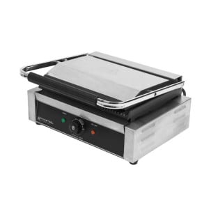 Grill Panini Pro 2200 W Rigato 340x220 mm Inox