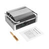 Grill Panini Pro 2200 W Rigato 340x220 mm Inox