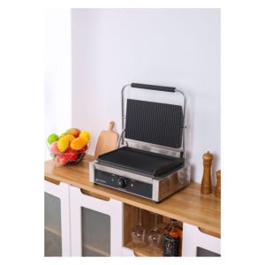 Grill Panini Pro 2200 W Grooved 340x220 mm Stainless Steel