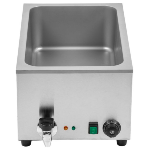 Bain-Marie Pro GN 1/1 20 L 1200 W Inox con Scarico