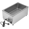 Bain-Marie Pro GN 1/1 20 L 1200 W Inox con Scarico