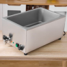 Bain-Marie Pro GN 1/1 20 L 1200 W Inox con Scarico