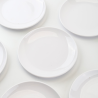 Piatto Rotondo Melamina Ø 17,7 cm Bianco - Confezione da 10