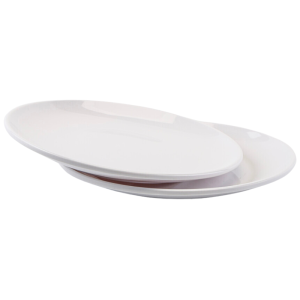 Piatto Rotondo Melamina Ø 17,7 cm Bianco - Confezione da 10