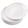 Piatto Rotondo Melamina Ø 17,7 cm Bianco - Confezione da 10