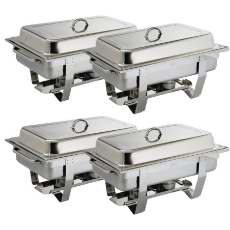 - Set di 4 Chafing Dish Milano GN 1/1 - Olympia