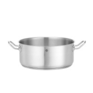 Pentola in acciaio inox senza coperchio - Kitchen Line - 7,3 L - ø 280 mm - Hendi