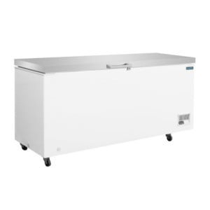 Congelatore a Pozzetto con Coperchio Inox - 581 L - Polar