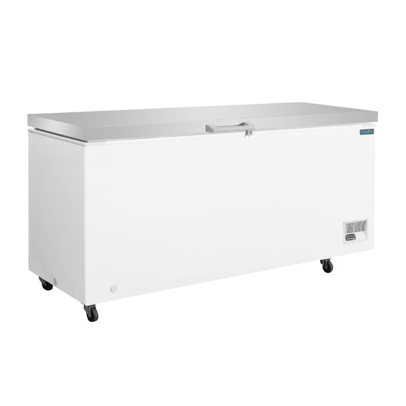 Congelatore a Pozzetto con Coperchio Inox - 581 L - Polar Congelatore a Pozzetto con Coperchio Inox - 581 L - Polar