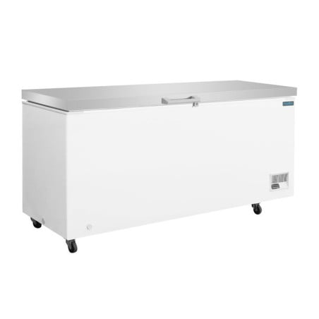 Congelatore a Pozzetto con Coperchio Inox - 581 L - Polar