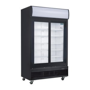 Vetrina refrigerata positiva per bevande - Porte scorrevoli - 950 L - Polar