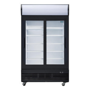 Vetrina refrigerata positiva per bevande - Porte scorrevoli - 950 L - Polar