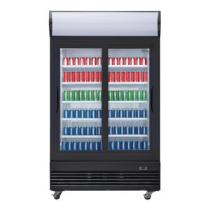 Vetrina refrigerata positiva per bevande - Porte scorrevoli - 950 L - Polar