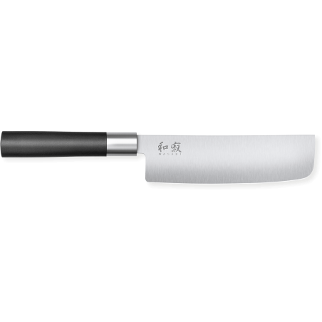 Coltello Nakiri Wasabi Black 16,5 cm - Qualità di taglio eccezionale, tradizione e modernità, marca KAI.