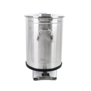 Pattumiera Inox con Pedale - 50 L - Dynasteel
