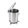 Pattumiera Inox con Pedale - 50 L - Dynasteel