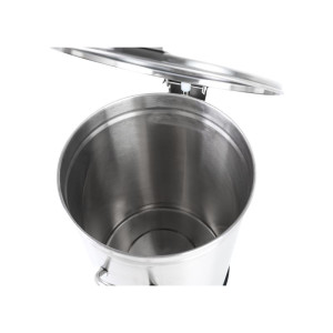 Stainless Steel Trash Can with Pedal - 50 L - Dynasteel