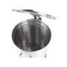 Pattumiera Inox con Pedale - 50 L - Dynasteel