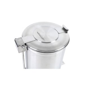 Pattumiera Inox con Pedale - 50 L - Dynasteel