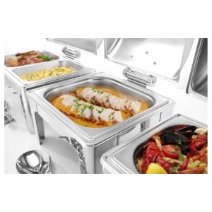 Chafing dish GN 1/2 finitura lucida a specchio - Marca HENDI - Fourniresto