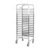 Scala Gastronorm GN 1/1 15 Livelli Inox Ruote